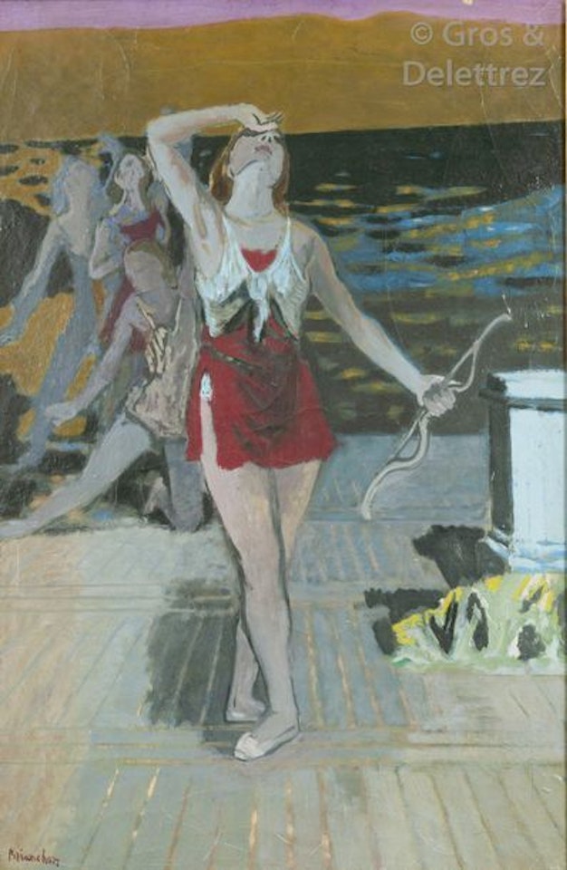Dancers by Maurice Brianchon