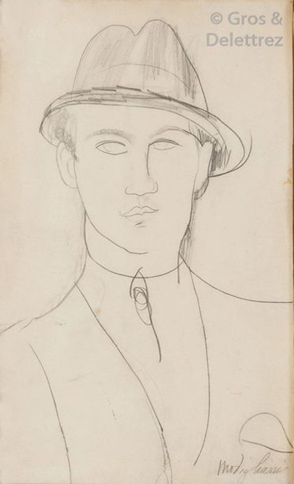 Portrait of Victor Max Descaves (1899-1959) by Amedeo Modigliani