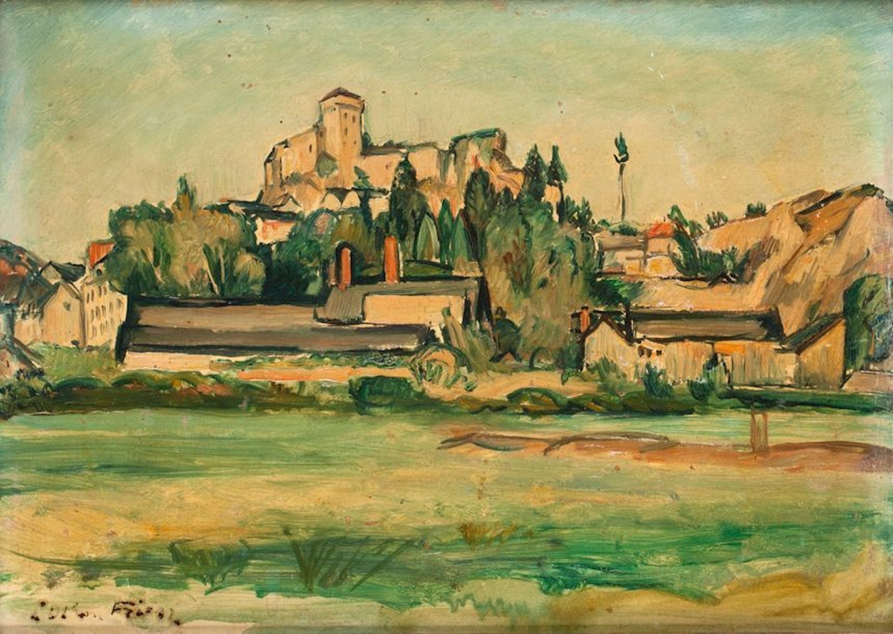 View of Provençal village by Othon Friesz