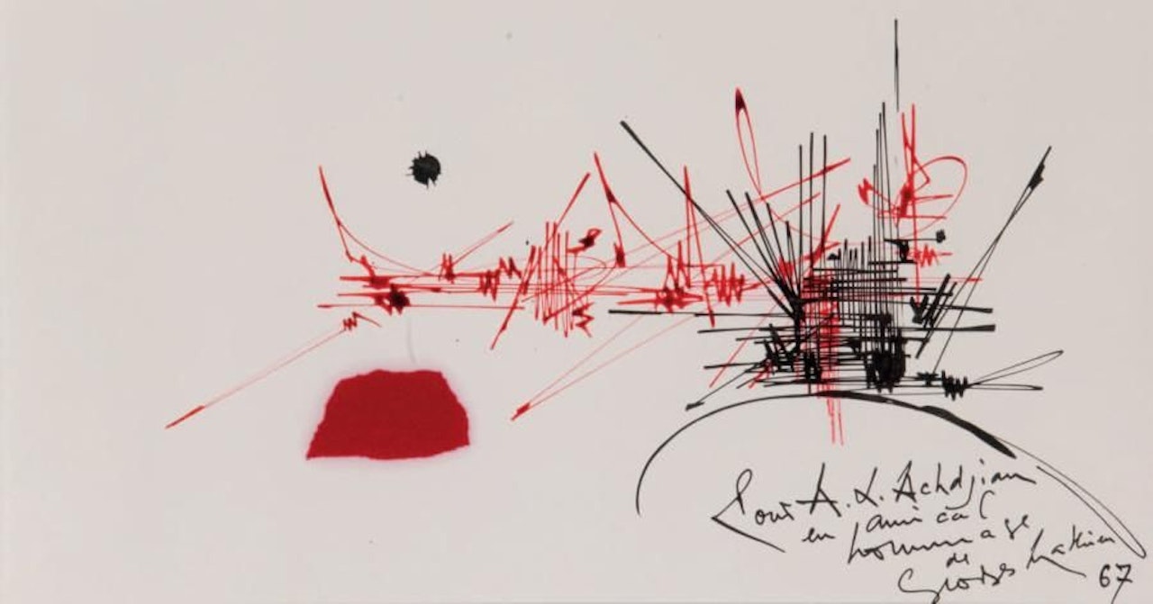 Composition by Georges Mathieu