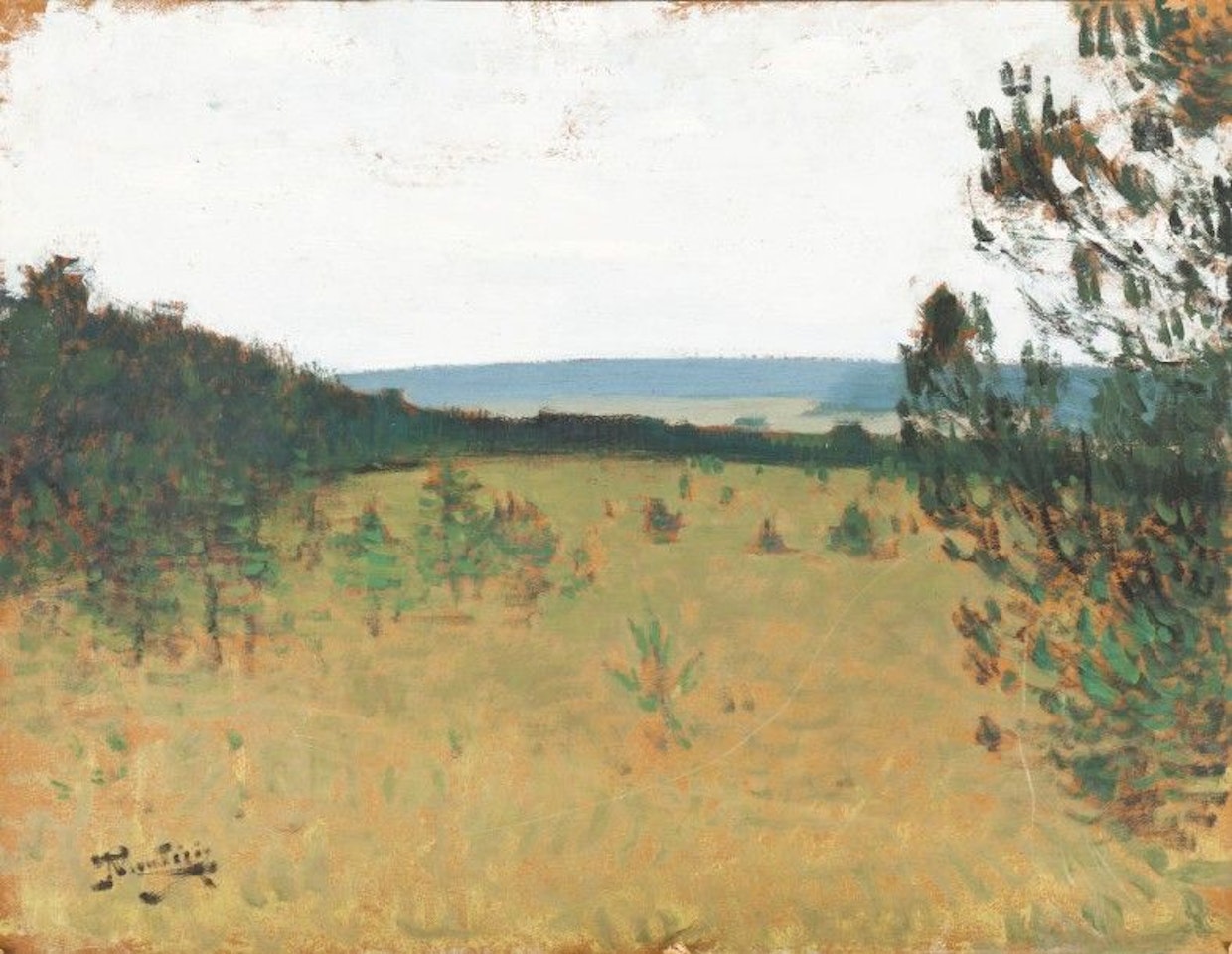 La clairière by Pierre Eugène Montezin