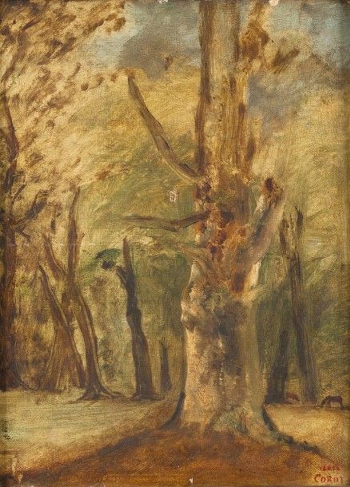 “The trees” by Jean Baptiste Camille Corot