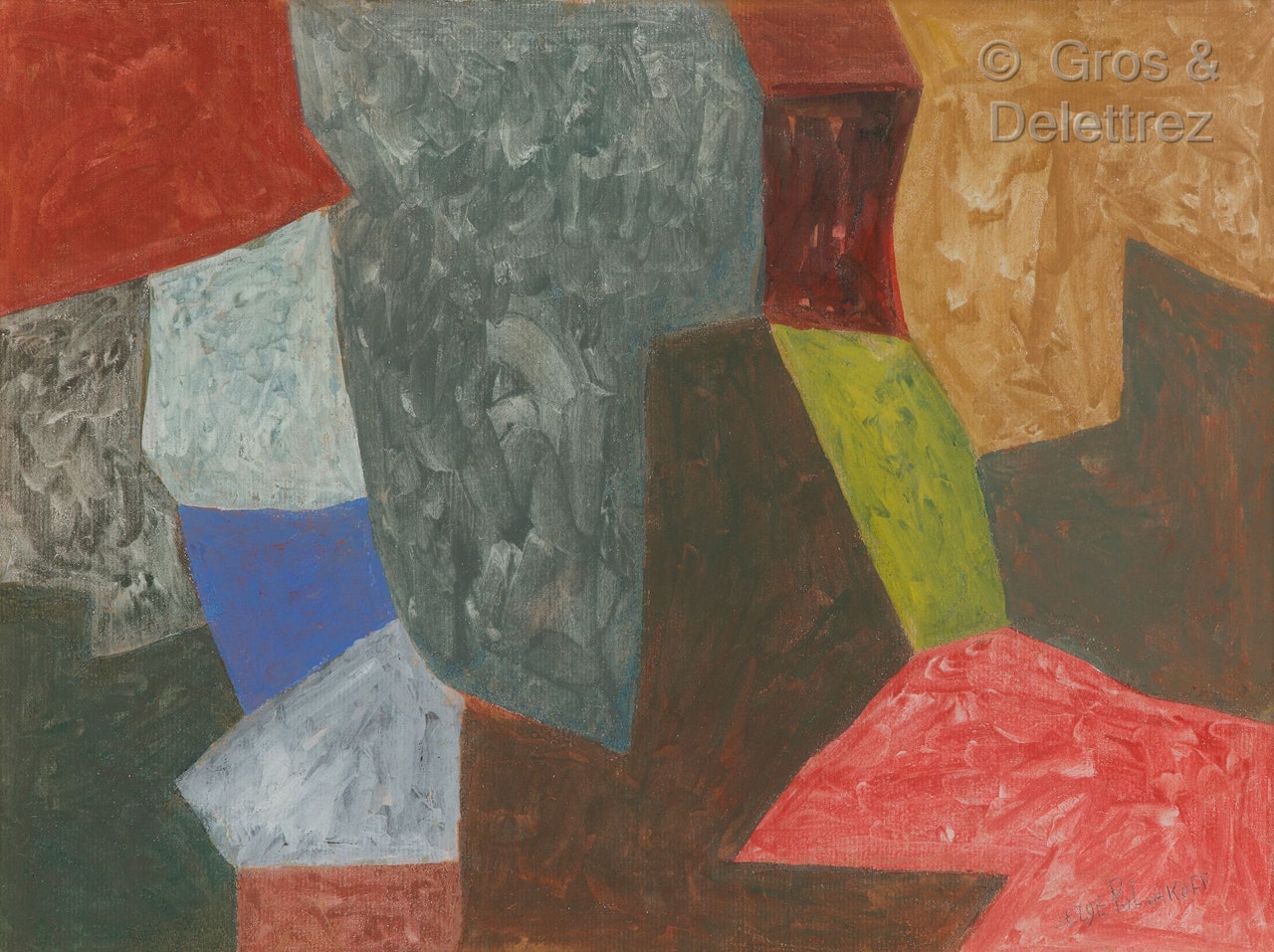 Abstract Composition by Serge Poliakoff