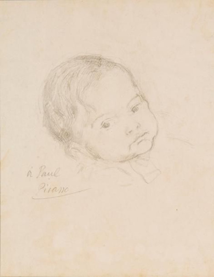 Presumed portrait of Paul Bergerot at the age of one by Pablo Picasso