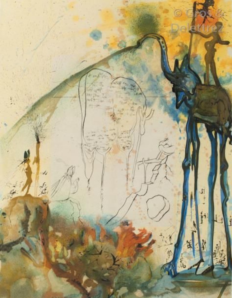 The Tables of the Law, plate from the Moses and Monotheism series by Salvador Dali