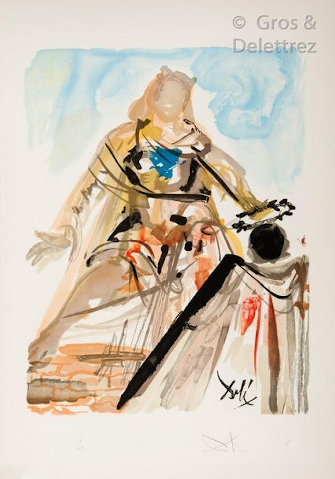We see this queen Ovide"s Art of Loving Board by Salvador Dali