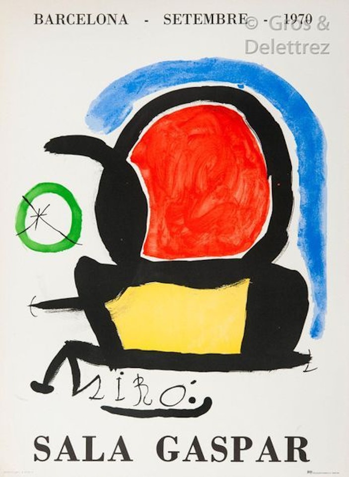 Poster Sala Gaspar  by Joan Miró