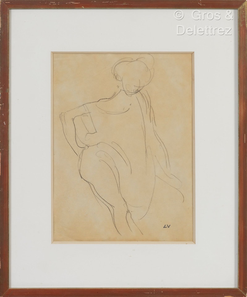 Sketch of a Woman by Louis Valtat