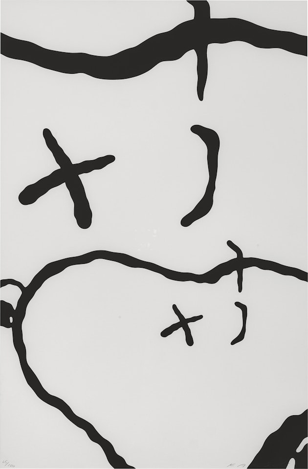 MAN"S BEST FRIEND (One print from set of 10) by Kaws