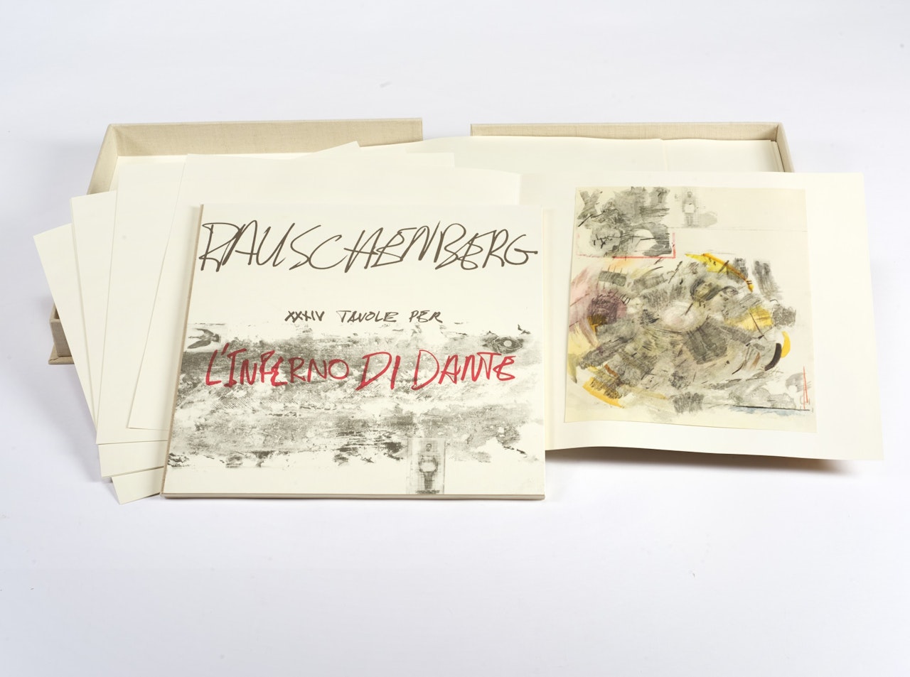 34 Tavole per l'inferno di Dante by Robert Rauschenberg