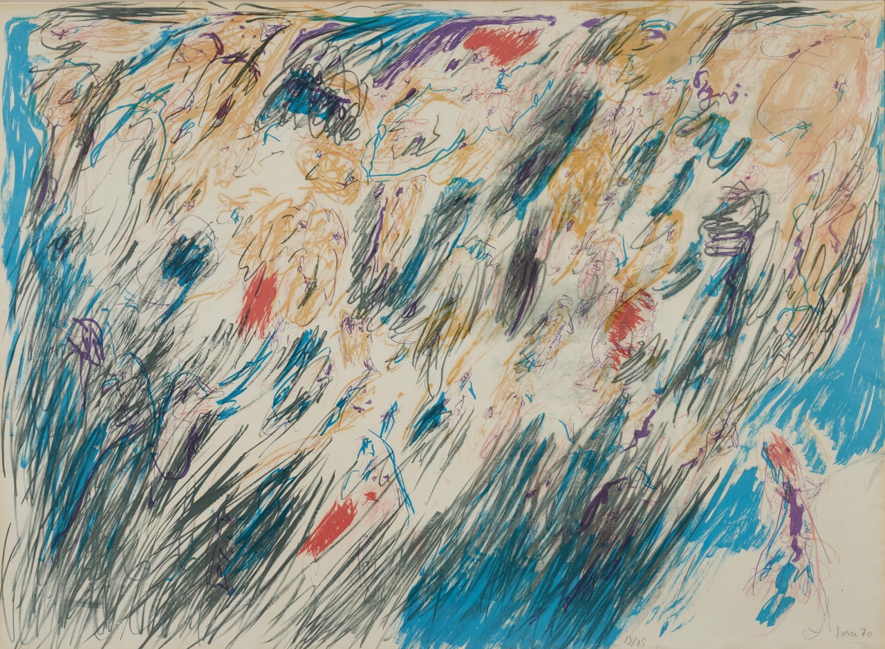 Das Offene Versteck (Van de Loo 359) by Asger Jorn