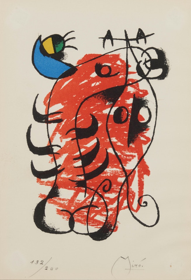 La Boîte alerte (Mourlot 195) by Joan Miró