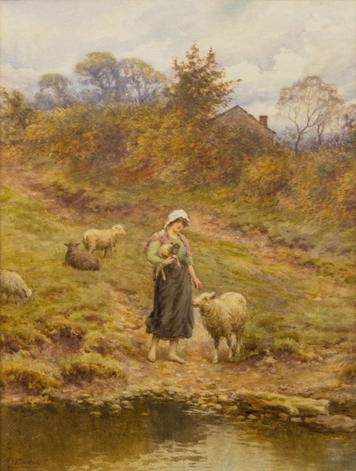 shepherdess by English School