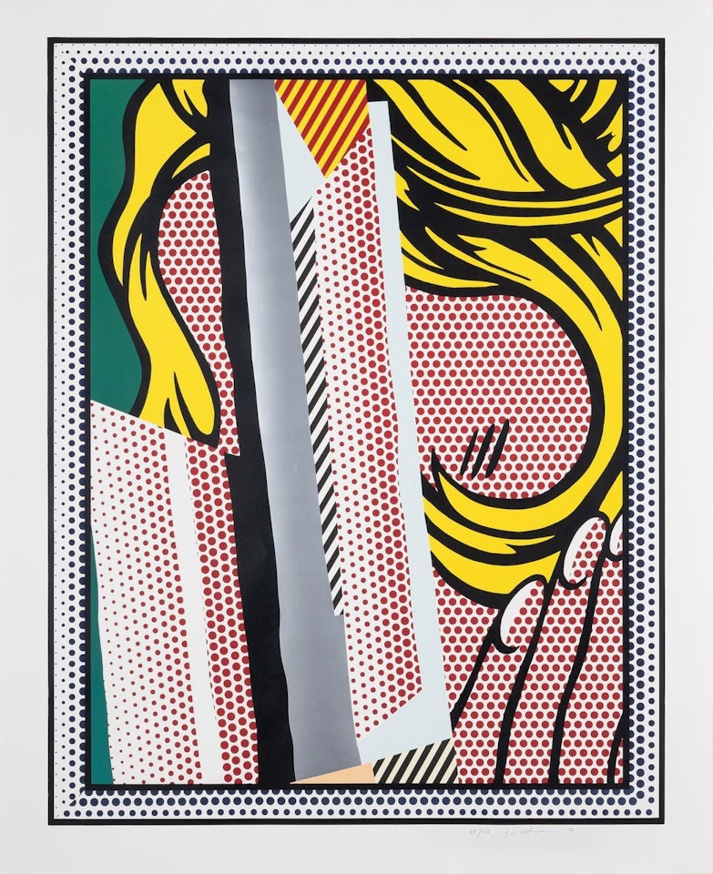 reflections on hair by Roy Lichtenstein