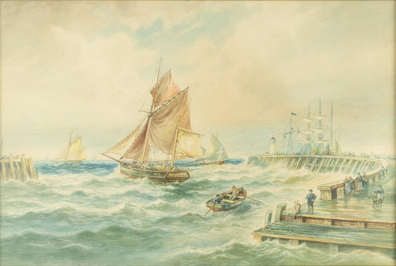 Untitled - Ships in the Harbour by English School