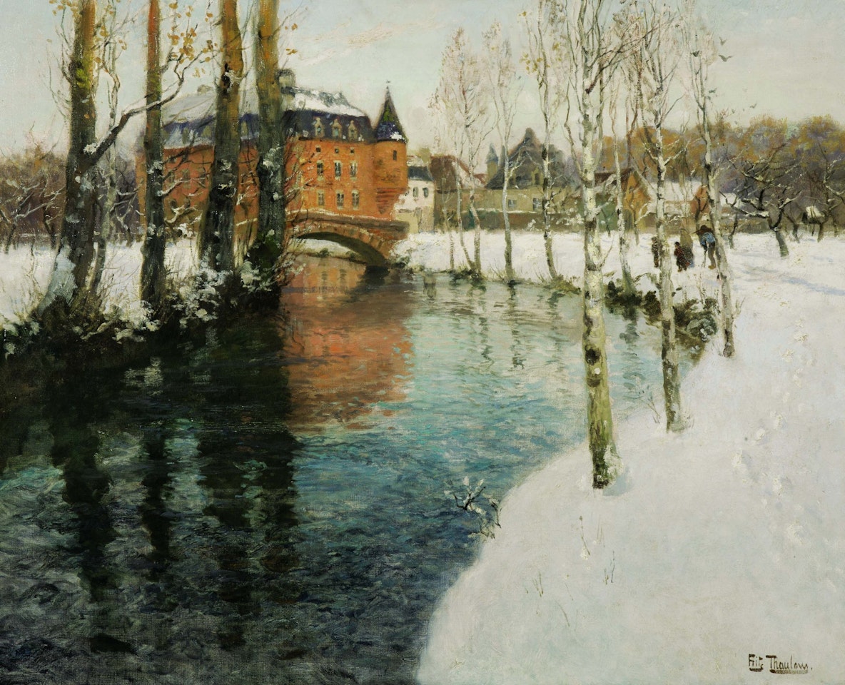 A CHÂTEAU IN NORMANDY by Fritz Thaulow