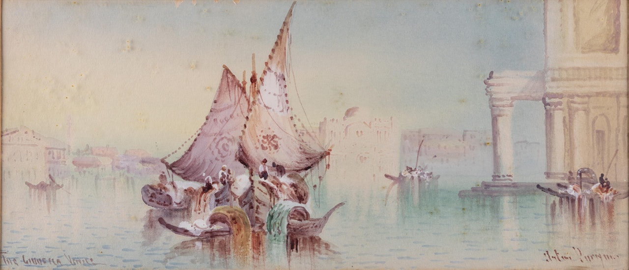 Venetian Canal by English School