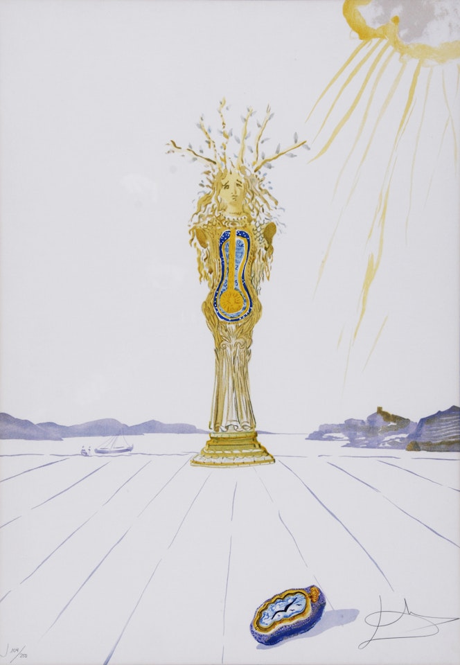 2 sheets from "Time Suite" by Salvador Dali