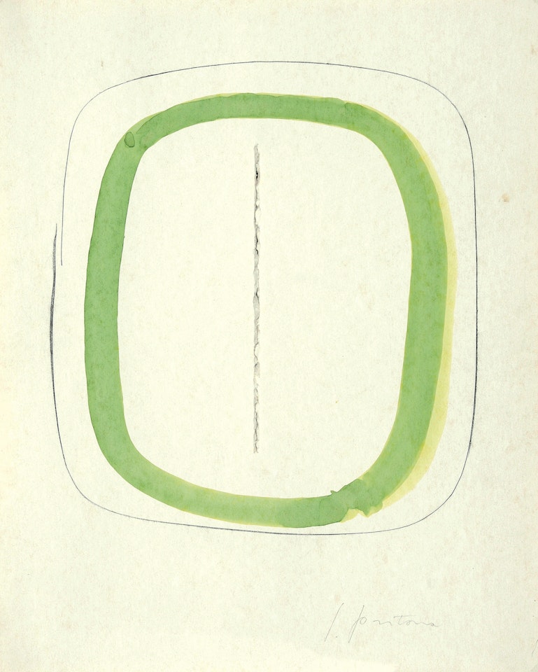 Concetto Spaziale by Lucio Fontana