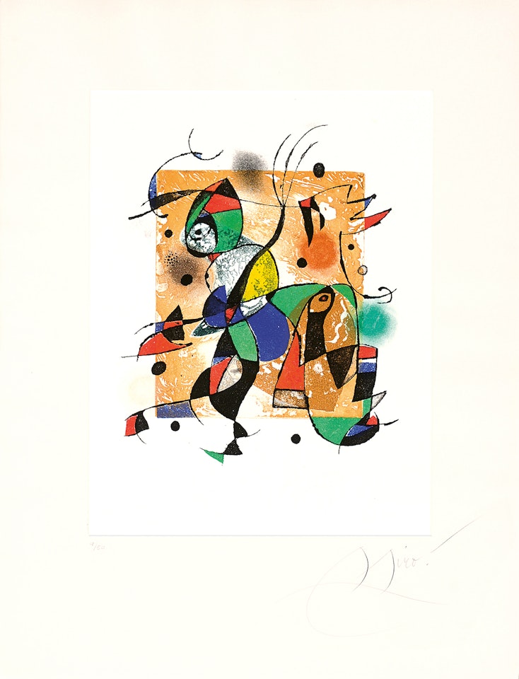 Gaudí XVI by Joan Miró