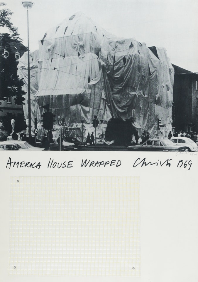 America House Wrapped by Christo