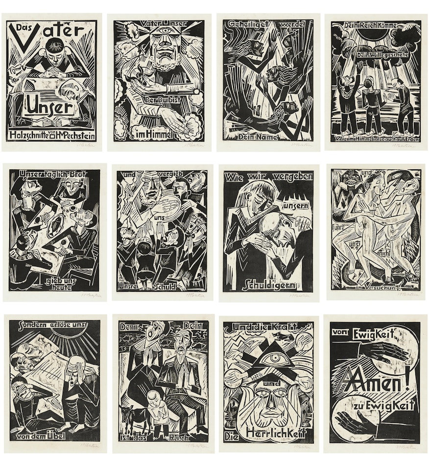 Portfolio. Das Vater Unser by Max Pechstein