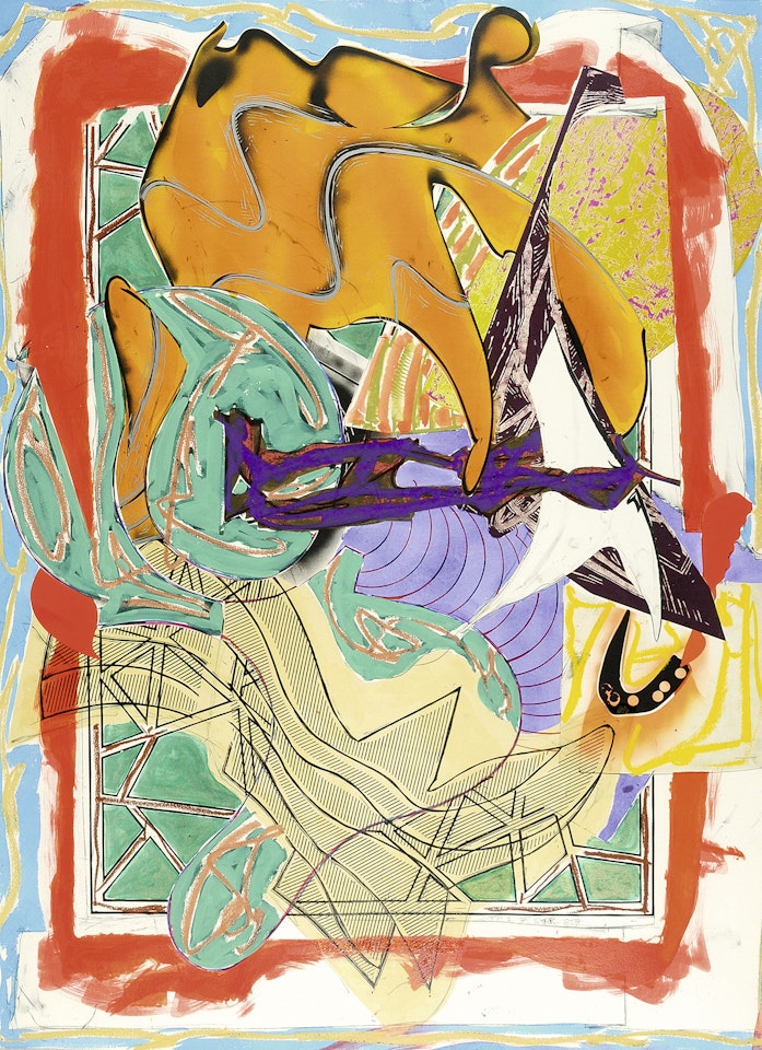 Hark!, 1985, from "The Waves" by Frank Stella