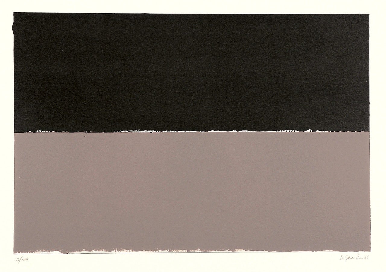 Gulf, from "New York Ten" by Brice Marden