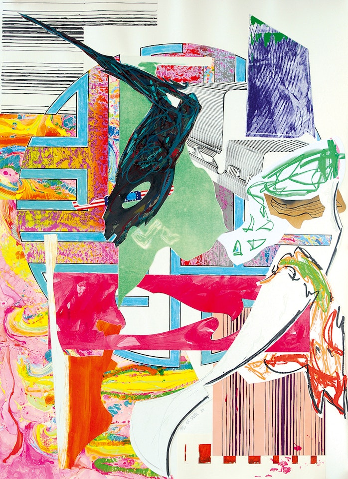 The Quater-Deck; from "The Waves" by Frank Stella
