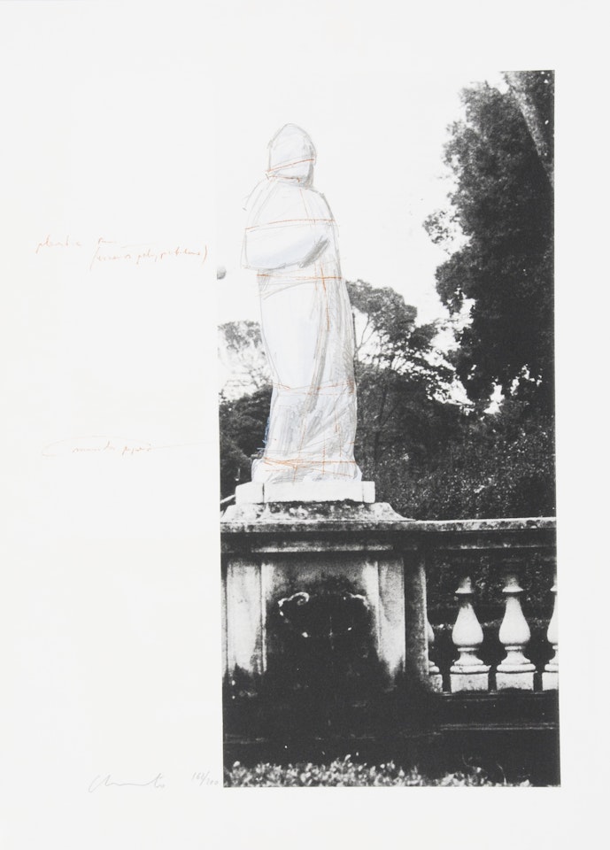 Wrapped Venus, Project for Villa Borghese, Rome by Christo