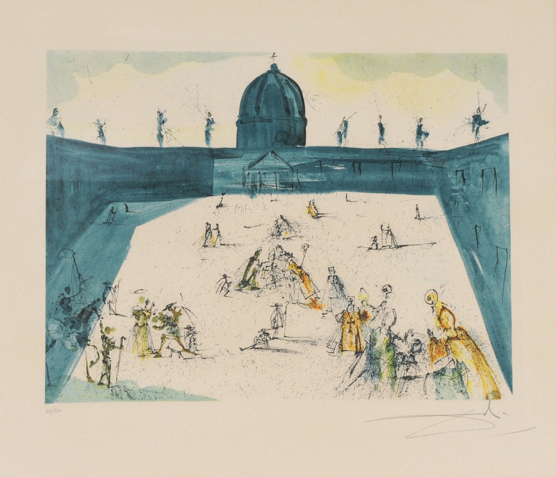 Place St-Pierre by Salvador Dali
