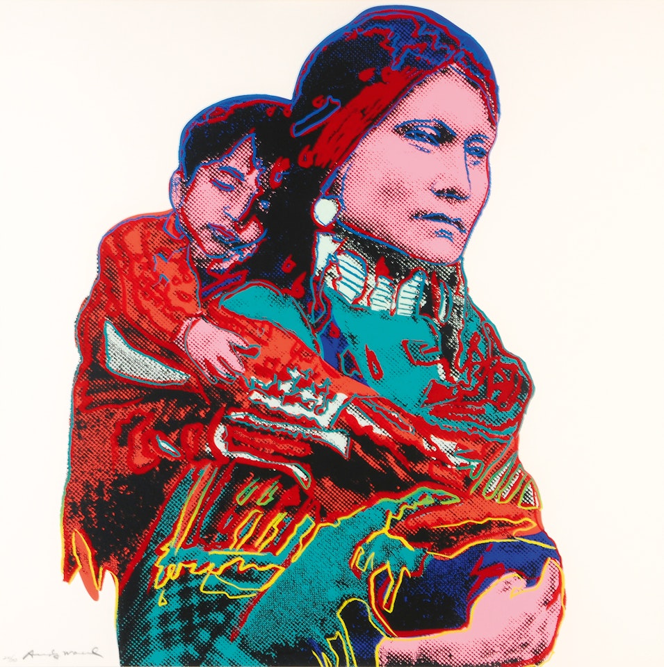 Mother and Child, from "Cowboys and Indians" by Andy Warhol