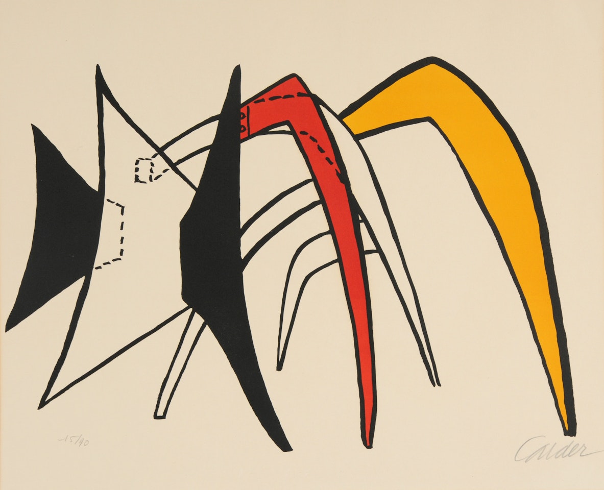 Tamanoir jaune by Alexander Calder