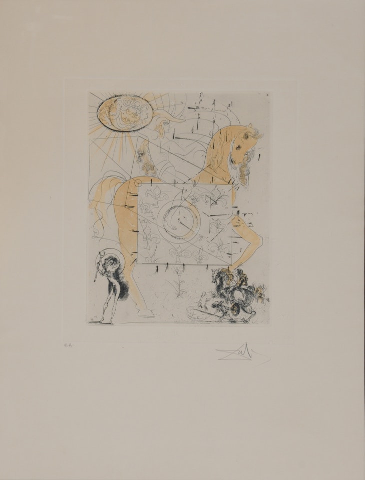 Cheval royal by Salvador Dali