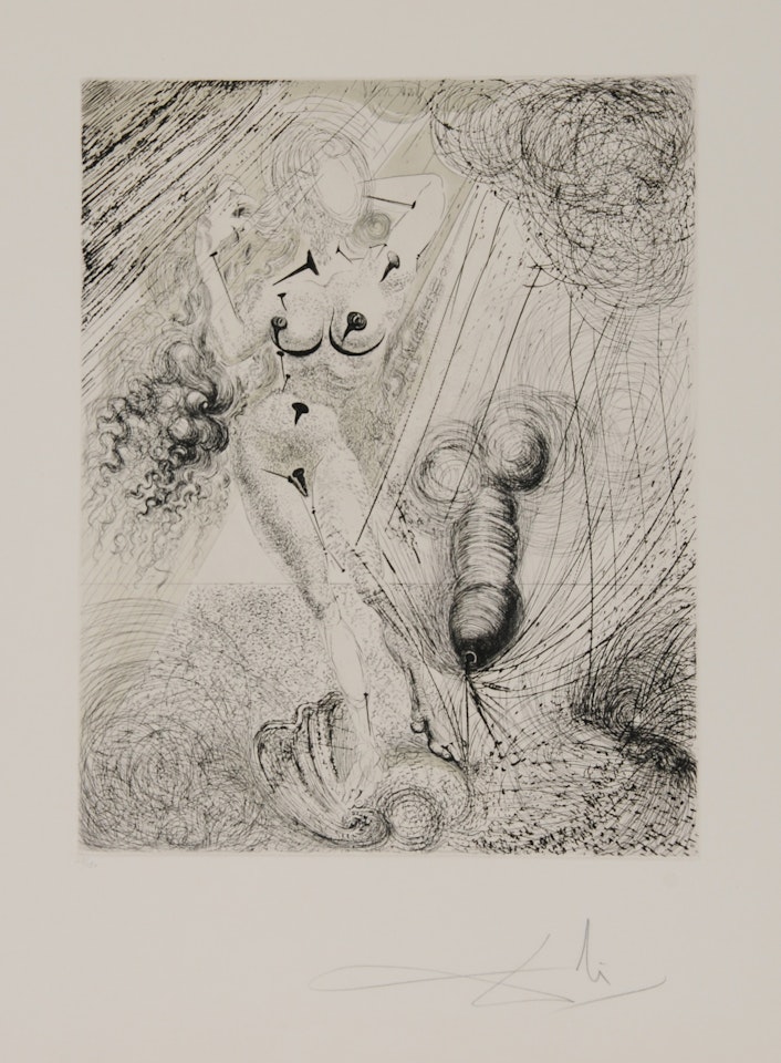 Aphrodite, from "Mythologie" by Salvador Dali