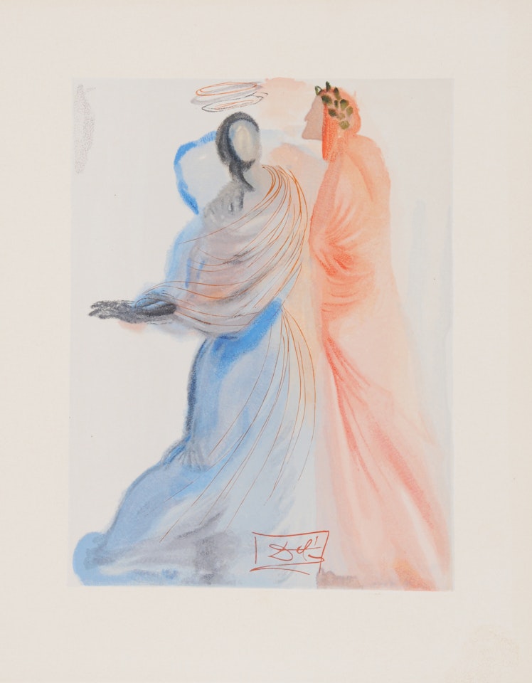 19 sheets from "Die Göttliche Komödie (Das Paradies) " by Salvador Dali