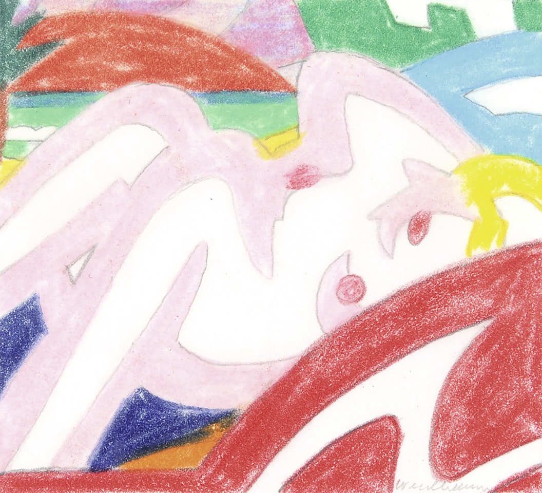 Study for Sunset Nude (1960 Judy) by Tom Wesselmann