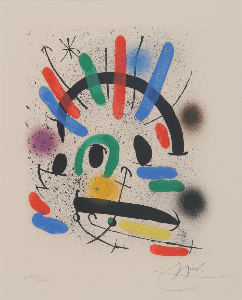 Sheet from "Der Lithograph I" by Joan Miró