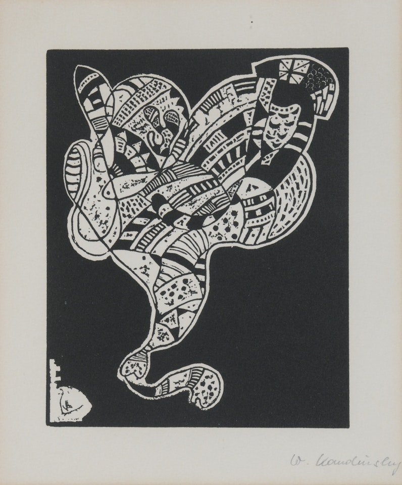 Sheet from "10 origin" by Wassily Kandinsky
