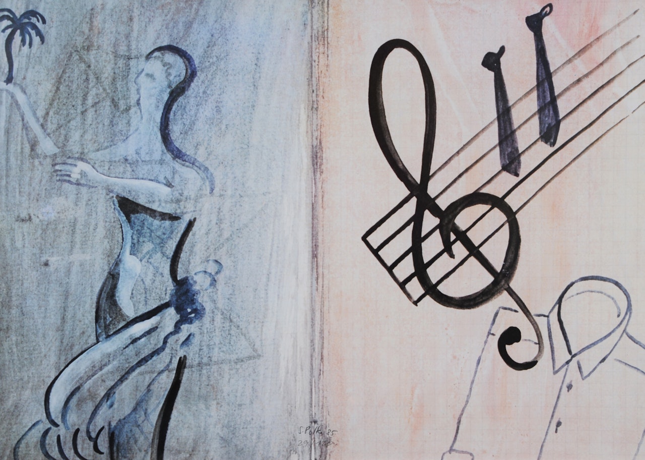 Untitled (Clef) by Sigmar Polke