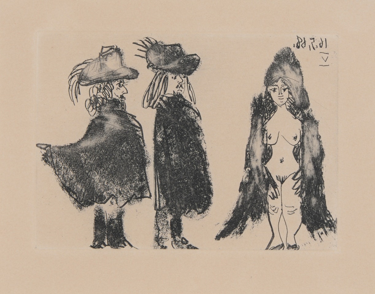 Sheet from "La Celestine" von Fernando de Rojas by Pablo Picasso