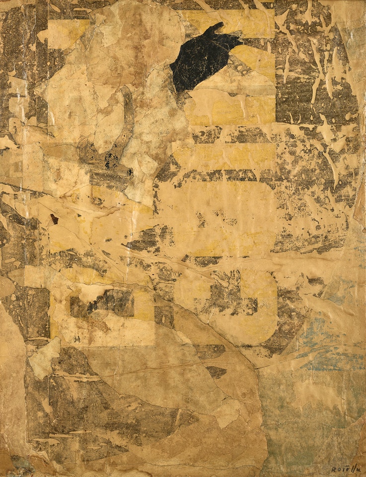 Retro d"affiche - Collage N°5 by Mimmo Rotella