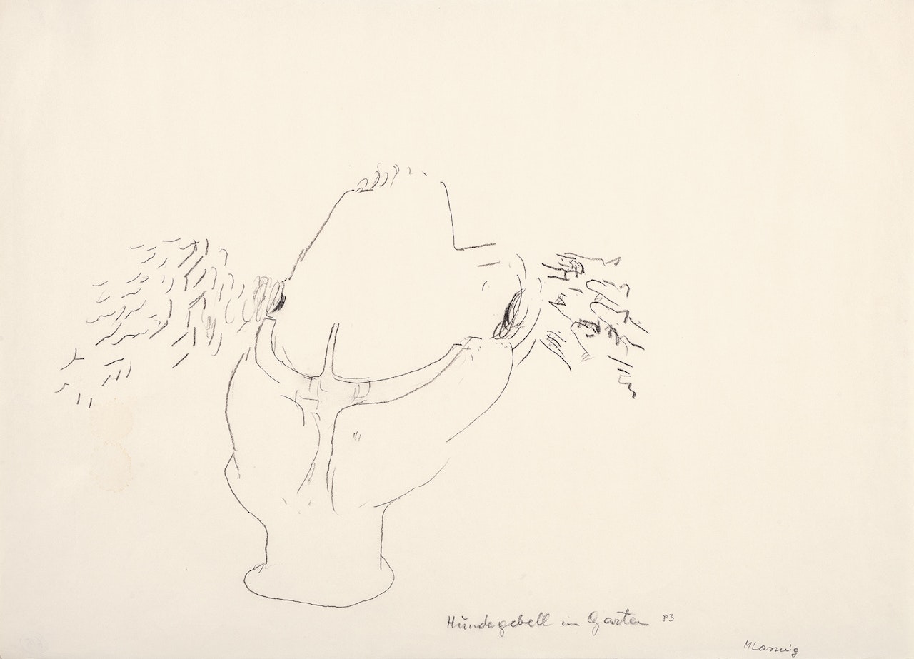 Hundegebell im Garten by Maria Lassnig