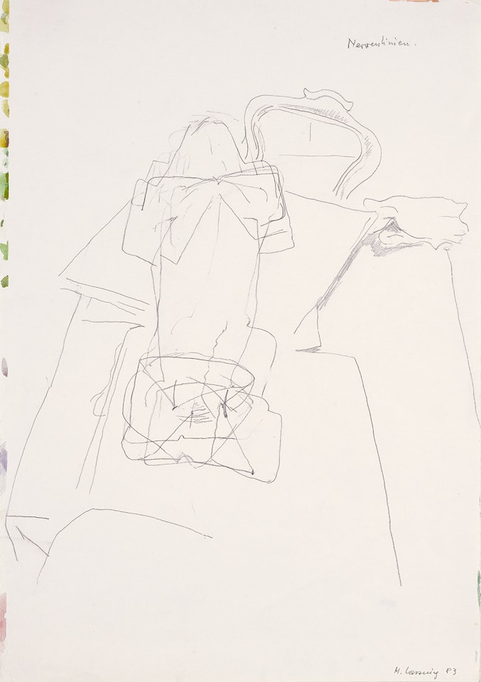 Nervenlinien by Maria Lassnig