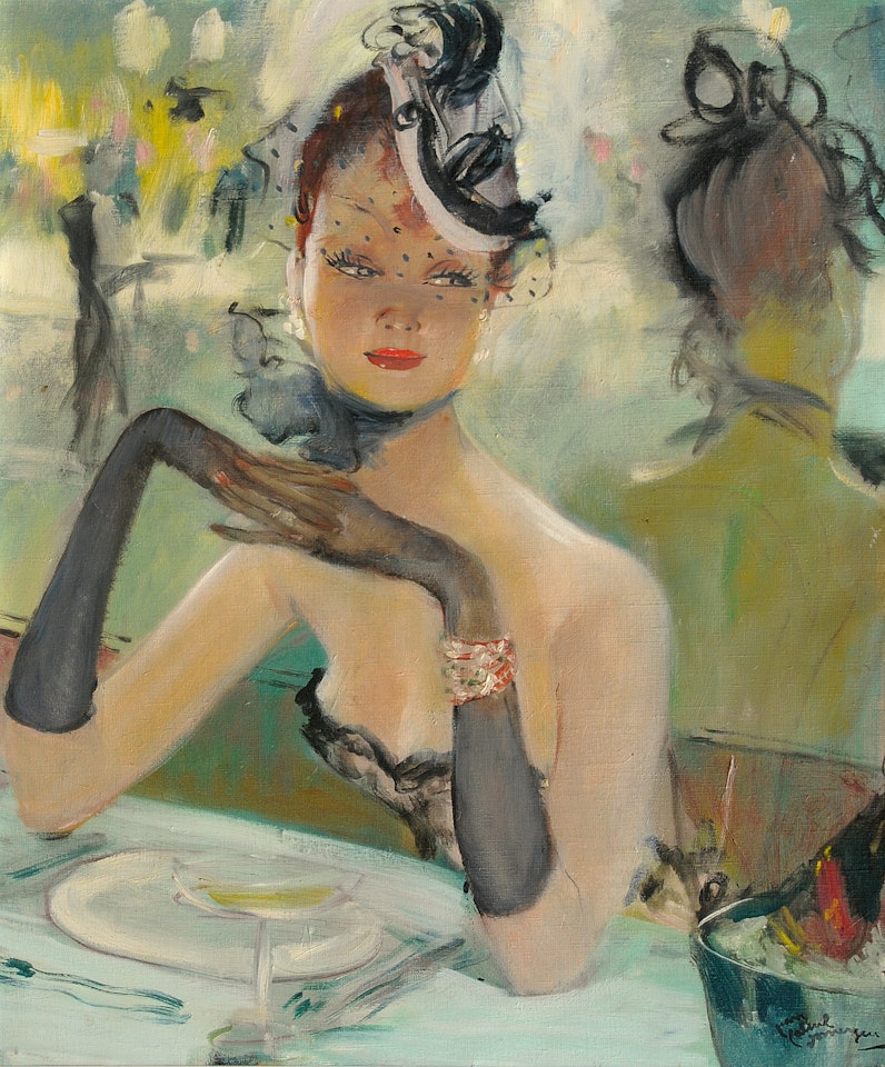 Chez Maxim"s by Jean Gabriel Domergue