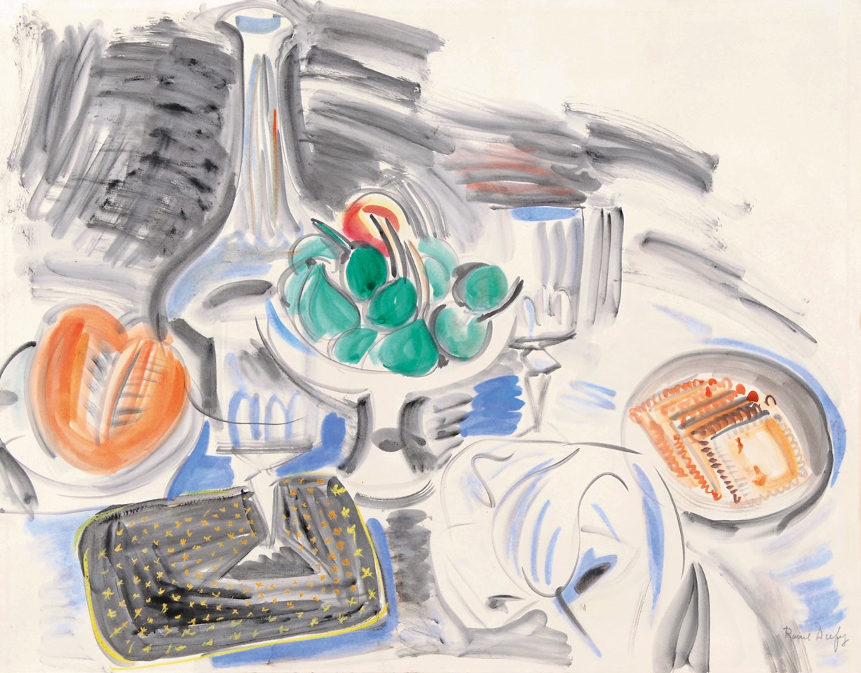 Nature morte aux biscuits by Raoul Dufy