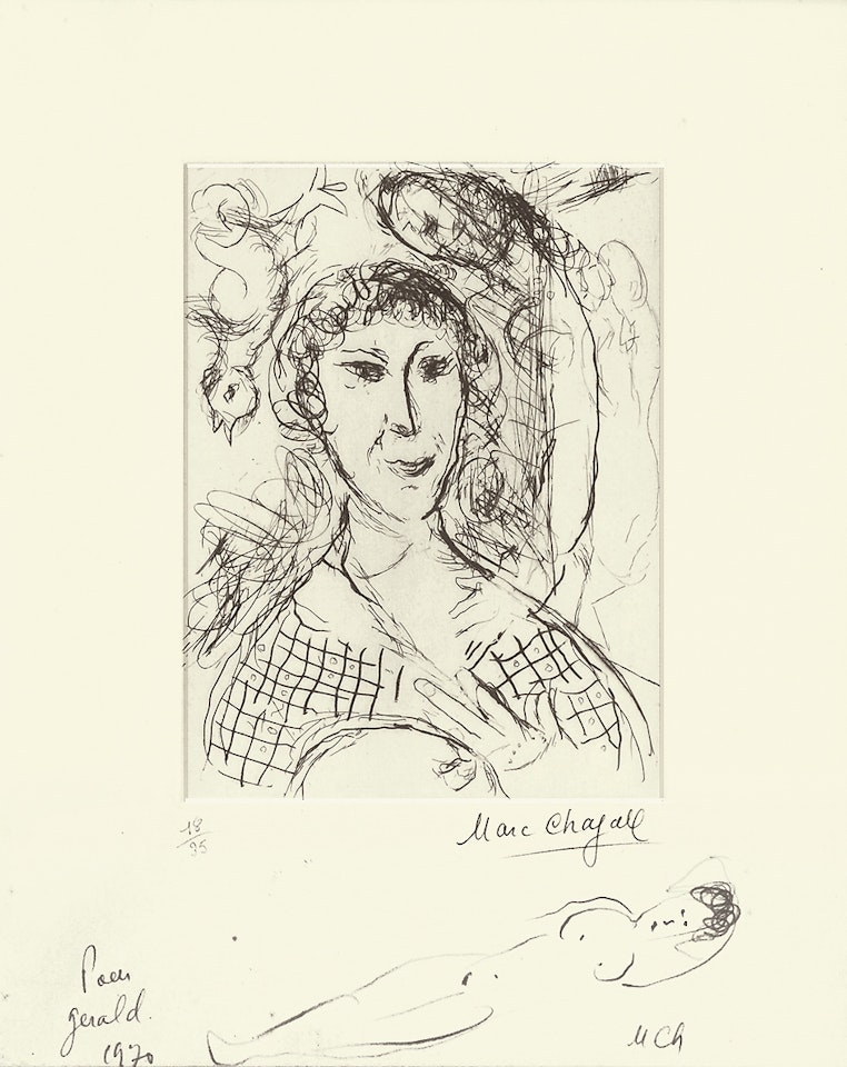 Le portrait du peintre by Marc Chagall