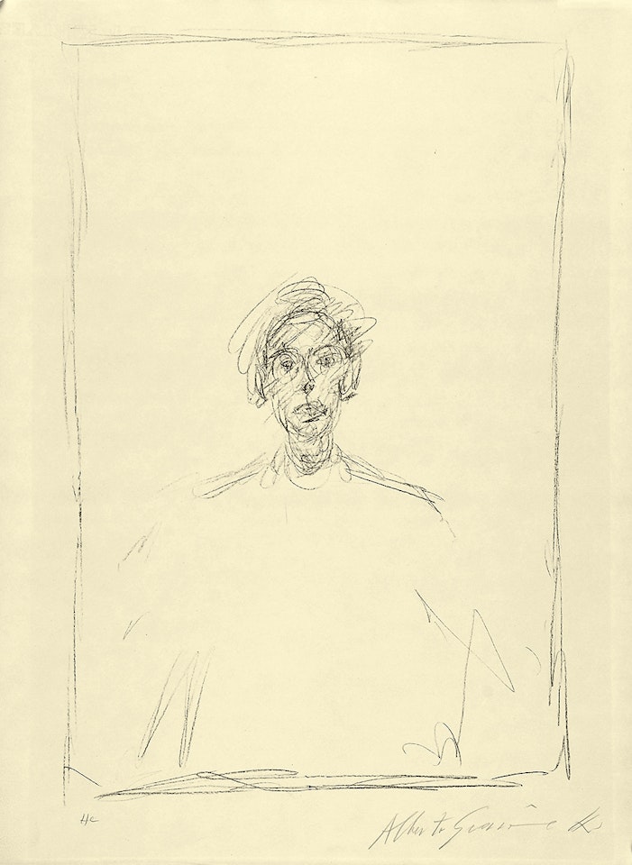 Tête d"un jeune homme by Alberto Giacometti