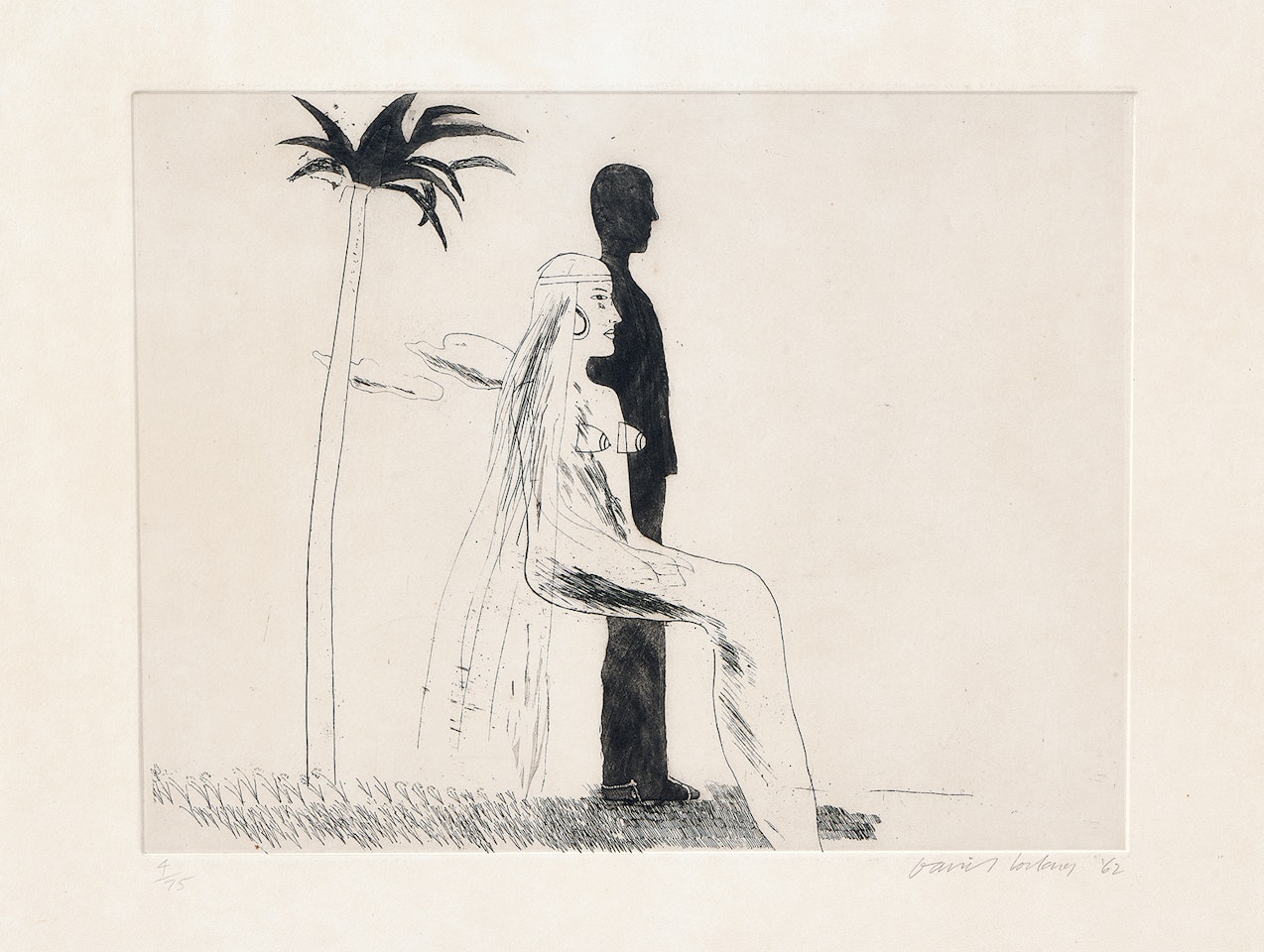 The Marriage by David Hockney