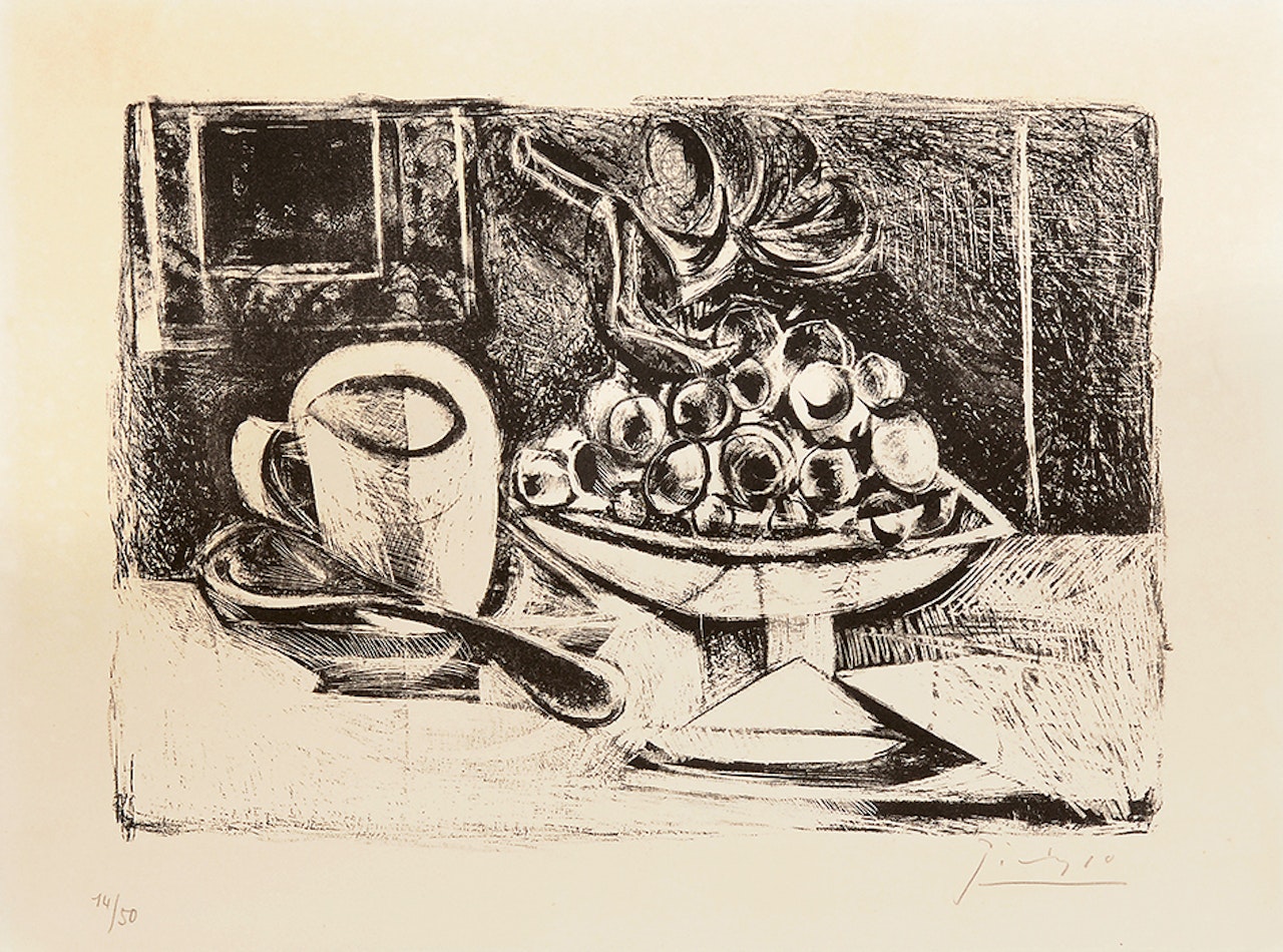 Nature morte au compotier by Pablo Picasso